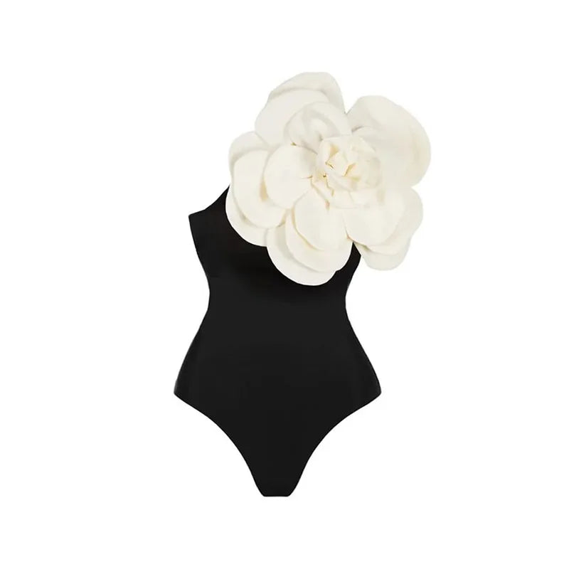 Eden Bloom 3D Floral Swimsuit - Celestial Couture 